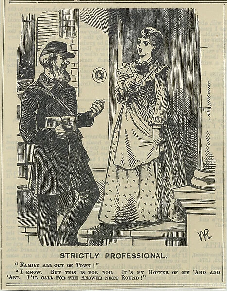 19th century London postman