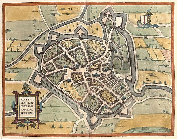 Aalst, Belgium (engraving, 1572-1617)