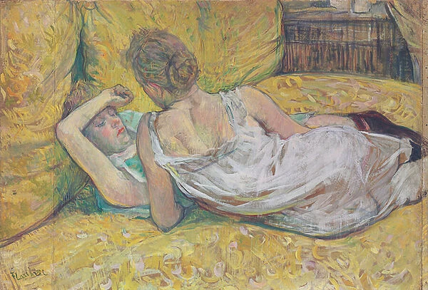 Abandonment (The Two Friends); L abandon (Les deux amies), 1895 (oil on board)