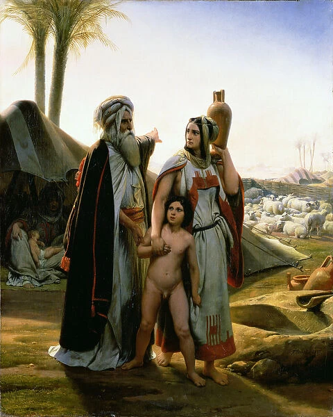 Abraham Turning Away Hagar, 1837 (oil on canvas)