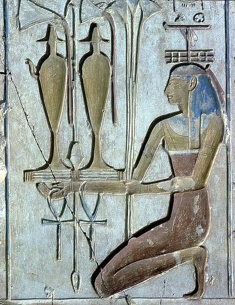 Abydos: Temple of Seti I dedicated to God Osiris