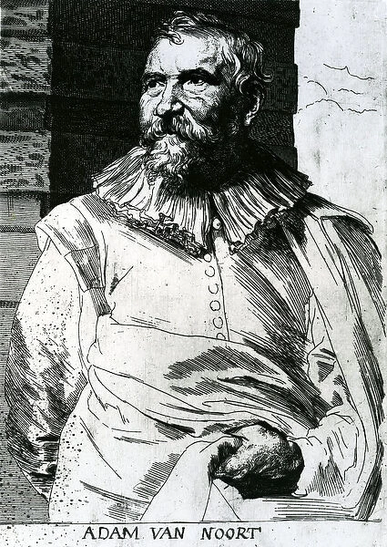 Adam Van Noort (1561  /  2-1641) (etching)