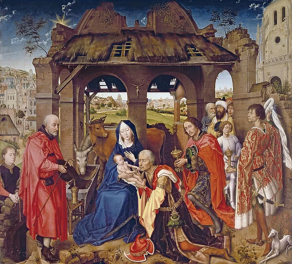 The Adoration of the Magi, c. 1455 (oak panel)