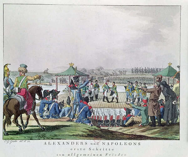 Alexander I (1777-1825) and Napoleon (1769-1821) Take the First Steps Towards a General