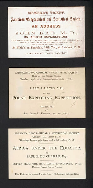 American Geographical And Statistical Society (chromolitho)