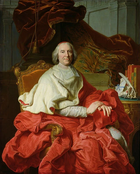 Andre Hercule de Fleury (1653-1743) 1728 (oil on canvas)