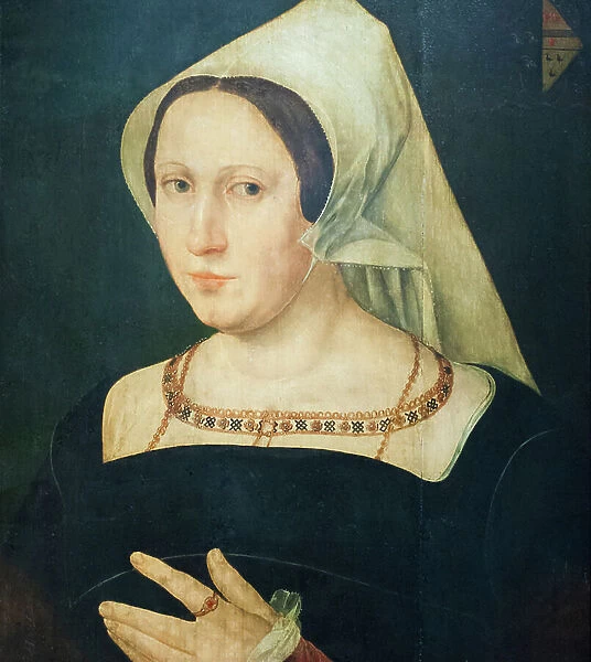 Anna van Spangen, Wife of Adriaen van der Goes, 1543 (oil on oak)