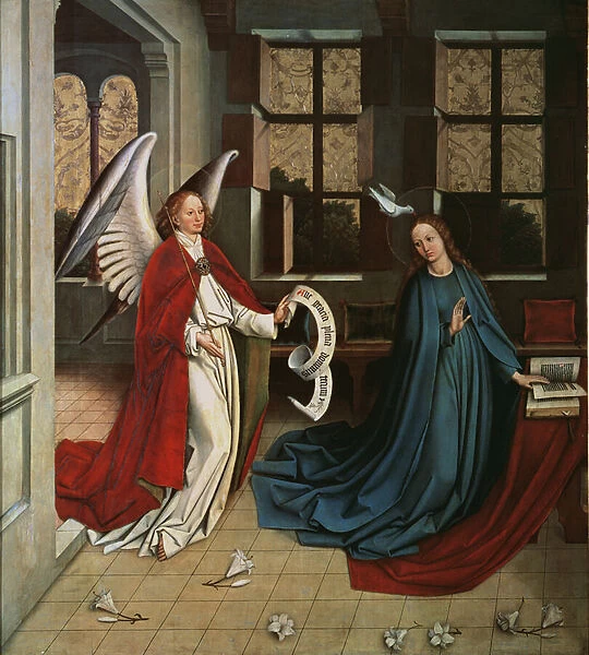 The Annunciation, 1458 (oil on panel)