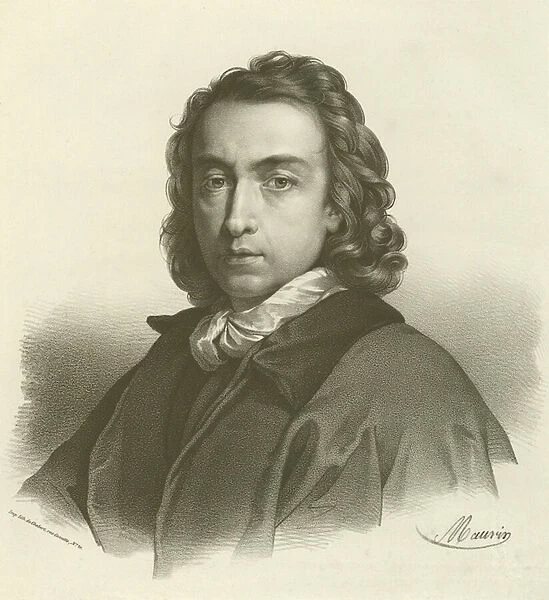 Anton Raphael Mengs, German artist (engraving)