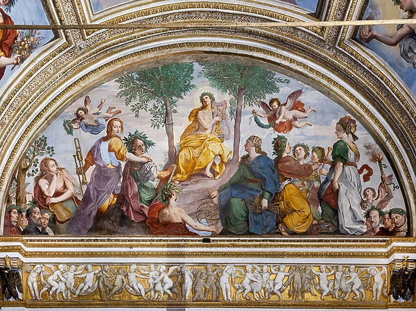 Apollo and the Muses, 1618 (fresco)