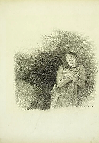 Apparition, 1870-75 (pencil on paper)