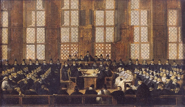 The Appeal of the Dissident Bishops at the Sorbonne, 5th March 1717 (oil on canvas)