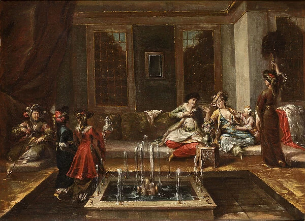 Armenian interior or Orient Scene par Guardi, Giovanni Antonio (1699-1760)