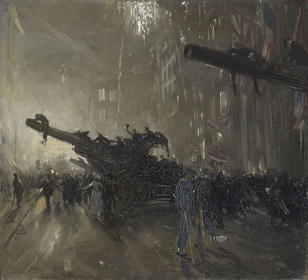 Armistice Night, 1918 (oil on canvas)