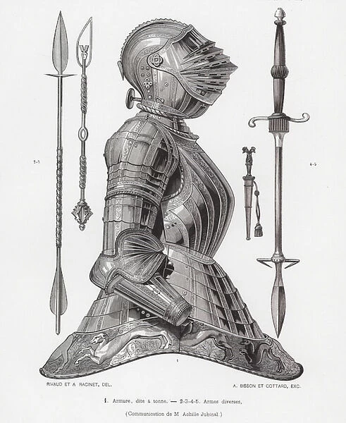 Armour and weaponry (engraving)