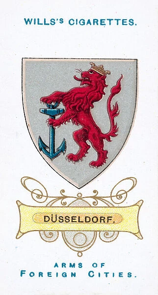 Arms of Dusseldorf (chromolitho)