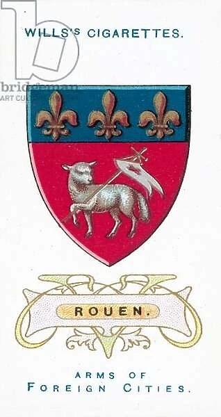 Arms of Rouen (chromolitho)