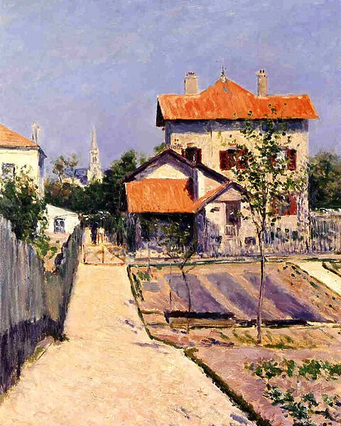 The Artists House at Yerres, c. 1882 (oil on canvas)