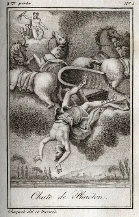 Framed Print : The Fall of Phaeton Print