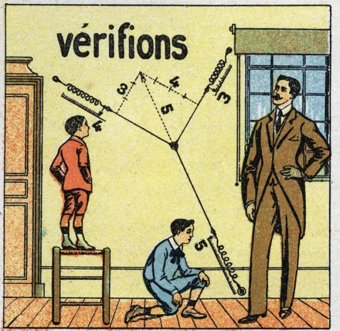 Framed Print : Forces: checking the rules of the parallelogram print from 1925 Framed Print : Forces: checking the rules of the parallelogram print from 1925