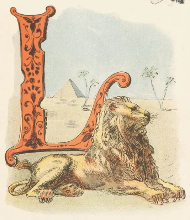 Framed Print : French Print of L: Lion (1844) Framed Print : French Print of L: Lion (1844)