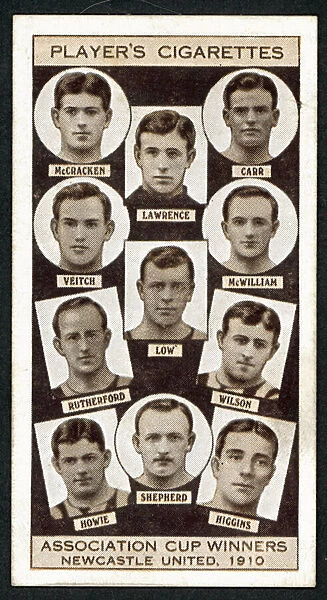 Association Cup Winners, Newcastle United, 1910 (litho)
