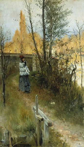 Autumn (Karin I Grez (Hostmotiv)), 1884 (oil on canvas)