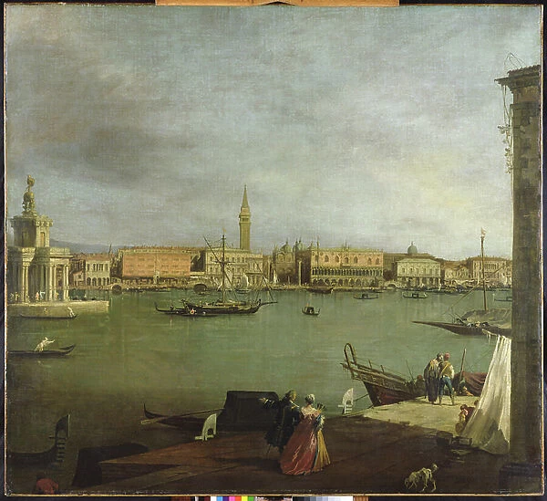 The Bacino di San Marco Looking North (oil on canvas)