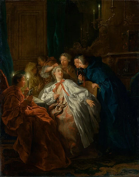 Before the Ball, 1735 (oil on canvas)