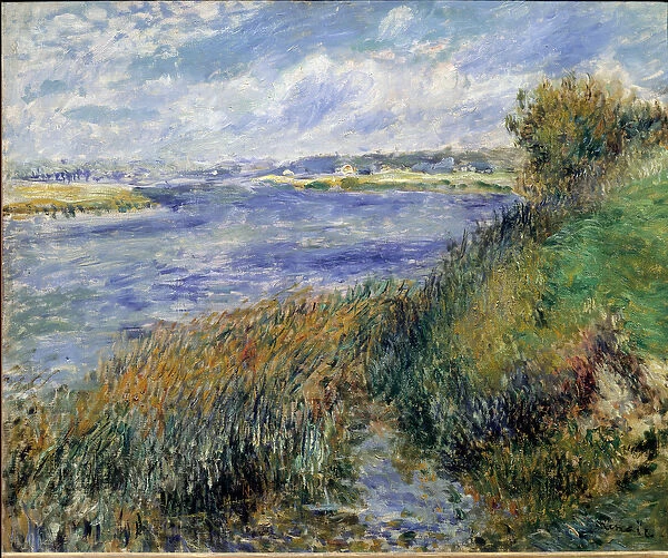 Banks of the Seine in Champrosay, 1876 - Oil on canvas