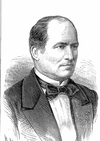 Baron George Eugene Haussmann, 19th century (engraving)