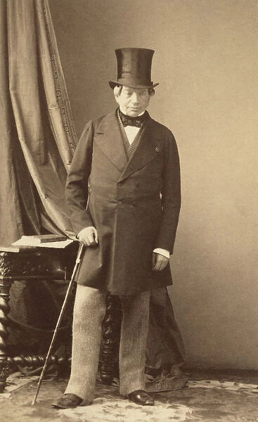 Baron James Rothschild (1792-1868) (b  /  w photo)
