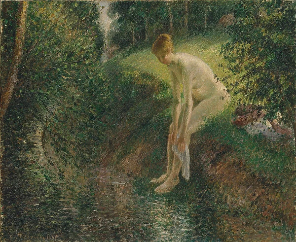 Bather in the Woods, 1895 (oil on canvas)