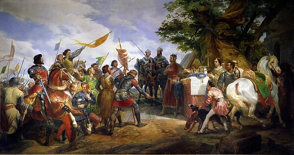The Battle of Bouvines, 27th July 1214, 1827 (oil on canvas)