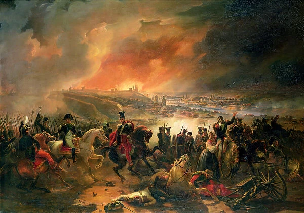 The Battle of Smolensk, 17th August 1812, 1839 (oil on canvas)