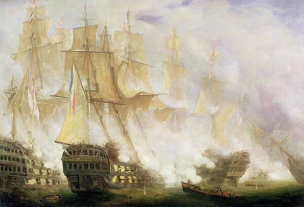 The Battle of Trafalgar, c. 1841 (oil on canvas)