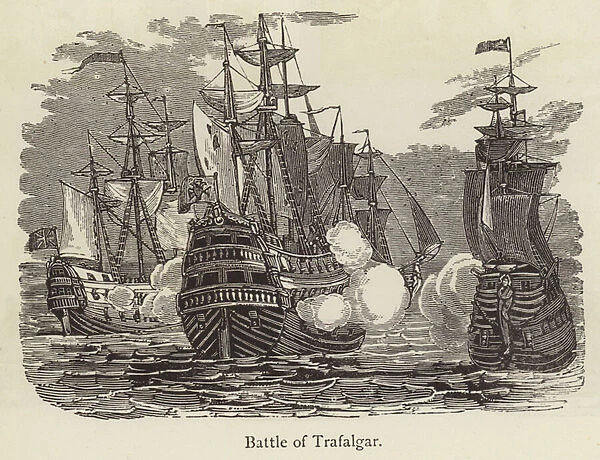 Battle Of Trafalgar (engraving)