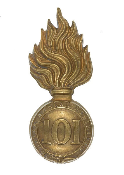 Bearskin badge, c. 1862-81 (metal)