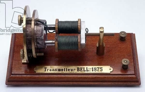 Bell Telephone Transmitter, 1875