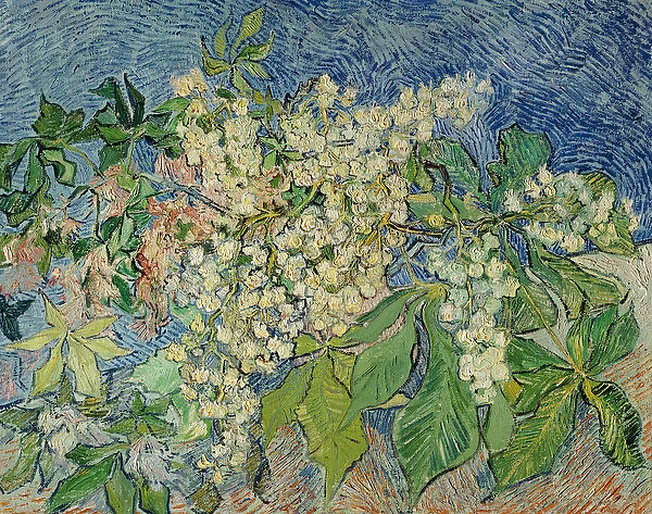 Blossoming Chestnut Branches, 1890 (oil on canvas)