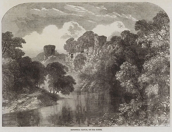 Bothwell Castle, on the Clyde (engraving)