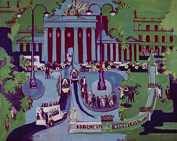 The Brandenburg Gate, Berlin, 1929 (oil on canvas)