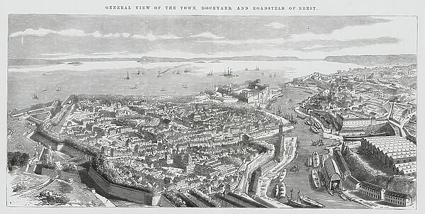 Brest, France (engraving)