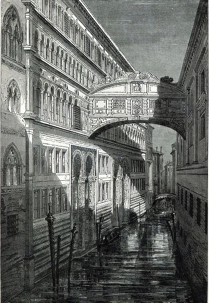 Bridge of Sighs, Venice (engraving)