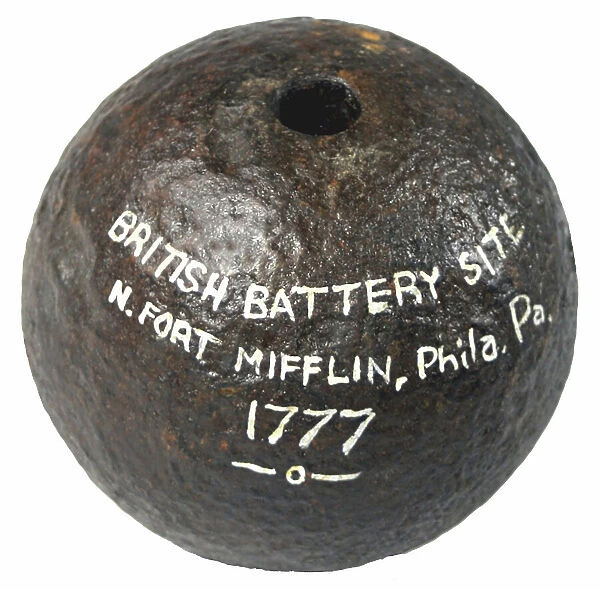 British 8 inch howitzer shell found near Fort Mifflin 1777
