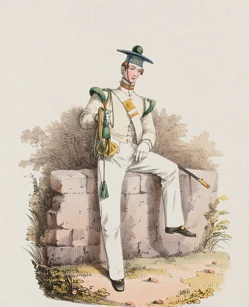 Bugler of the Seventeenth, Undress (lithograph)