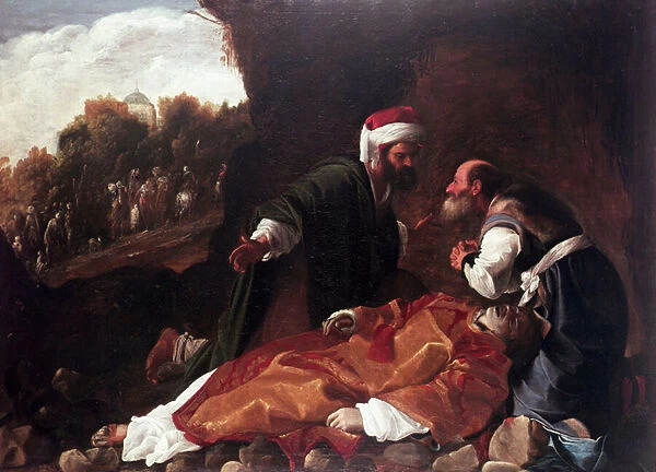 The Burial of St. Stephen (oil on canvas)