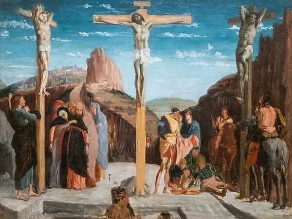 Calvary (copy after Andrea Mantegna). 1861. Oil on canvas