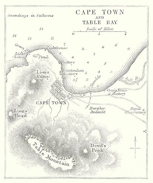 Cape Town and Table Bay (engraving)