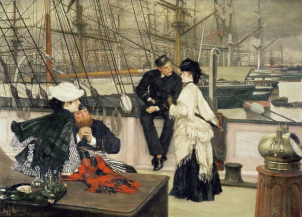 The Captain and the Mate, 1873 (oil on canvas)